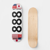 JMT JAPAN 888 7 3/4" Skateboard Deck (Vorderseite)