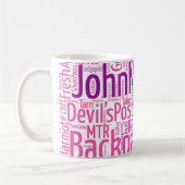 JMT Kaffee-Tasse - Rosa Kaffeetasse (Links)