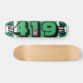 JMT NIGERIA 419 7 3/4" Skateboard Deck (Horizontal)