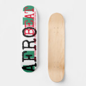 JMT NIGERIA AFRO BEAT 7 3/4" Skateboarddecke Skateboard (Vorderseite)