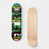 JMT NIGERIA AFRO NATION 7 3/4" Skateboard Deck (Vorderseite)