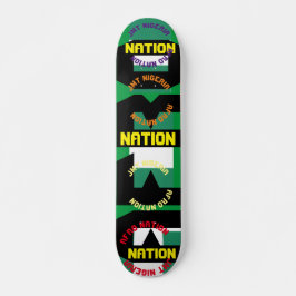 JMT NIGERIA AFRO NATION 7 3/4" Skateboard Deck