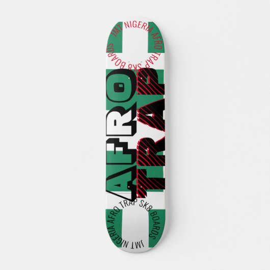 JMT NIGERIA AFRO TRAP Skateboard (Vorne)