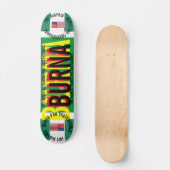 JMT NIGERIA BURNA 7 3/4" Skateboarddecke Skateboard (Vorderseite)