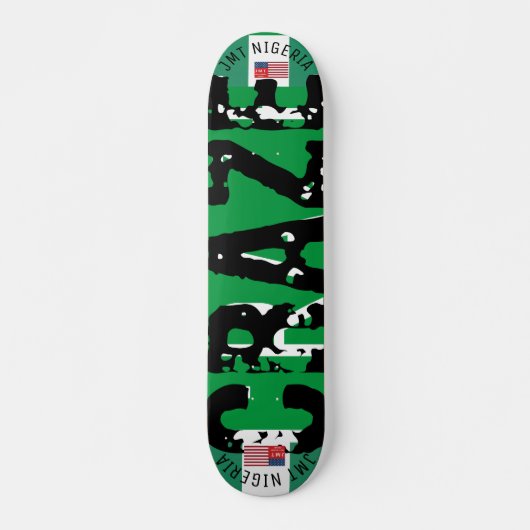 JMT NIGERIA CRAZE 7 3/4" Skateboarddecke Skateboard (Vorne)