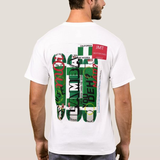 JMT NIGERIA MERCH Men's Basic T - Shirt (Rückseite)