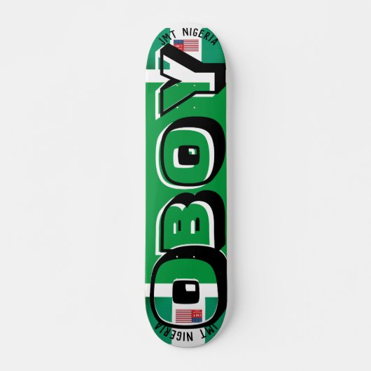 JMT NIGERIA O BOY 7 3/4" Skateboarddecke Skateboard (Vorne)