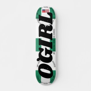 JMT NIGERIA O GIRL 7 3/4" Skateboarddecke Skateboard