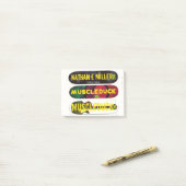 JMT SKATEBOARD GROUP MERCH POST-IT KLEBEZETTEL (Auf Schreibtisch)