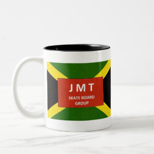 JMT SKATEBOARD GROUP MERCHANDISE ZWEIFARBIGE TASSE