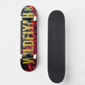JMT SKATEBOARD: WILDFIYAH /INTERLUDE PIXTUR SKATEBOARD (Vorderseite)