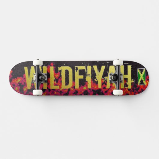 JMT SKATEBOARD: WILDFIYAH /INTERLUDE PIXTUR SKATEBOARD (Horizontal)