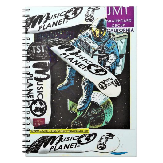 JMT SKATEBOARDS NOTIZBLOCK (Vorderseite)