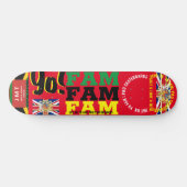 JMT UK FAM 8 1/4" Skateboard Deck (Horizontal)