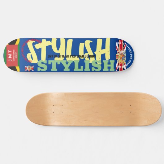 JMT UK STYLISH 8 1/4" Skateboard Deck (Horizontal)