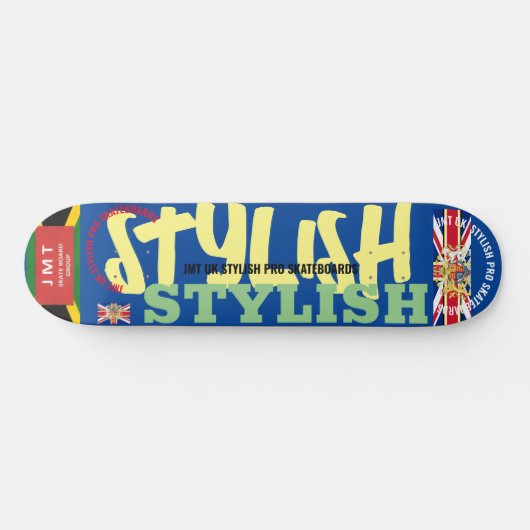 JMT UK STYLISH 8 1/4" Skateboard Deck (Horizontal)