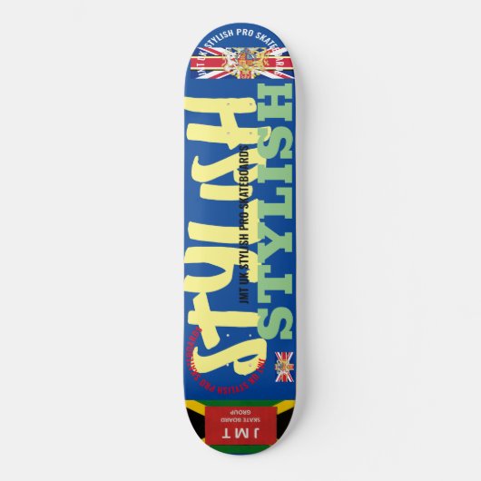 JMT UK STYLISH 8 1/4" Skateboard Deck (Vorderseite)