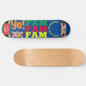 JMT UK YO FAM .8 1/4" Skateboard Deck (Horizontal)