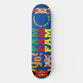 JMT UK YO FAM .8 1/4" Skateboard Deck (Vorderseite)