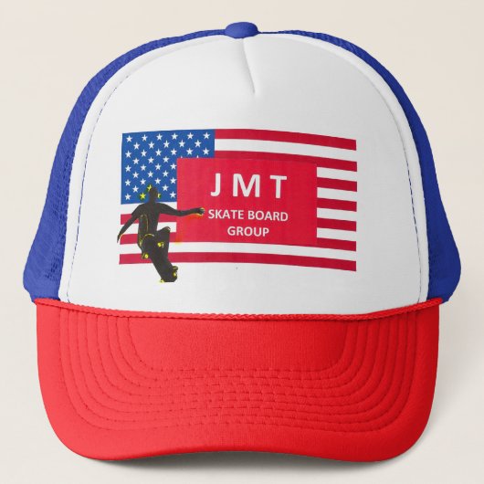 JMTSKATEBOARDS Trucker Hat Truckerkappe (Vorderseite)