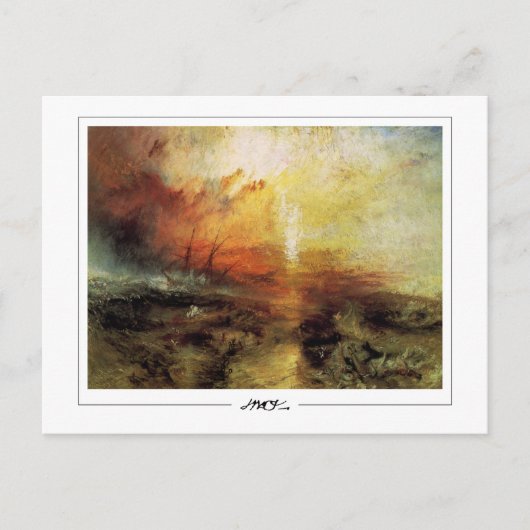 JMW Turner #133-2 - Fine Art Postcard Postkarte (Vorderseite)