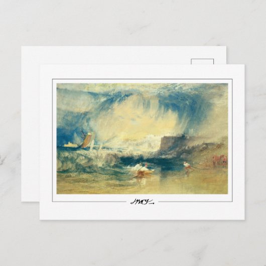 JMW Turner #141-3 - Fine Art Postcard Postkarte (Vorne/Hinten)