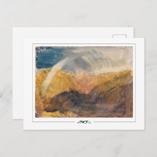 JMW Turner #14-2 - Fine Art Postcard Postkarte (Vorne/Hinten)