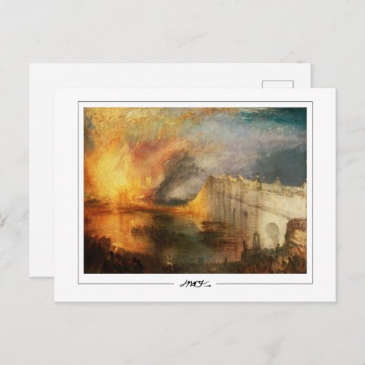 JMW Turner #19-3 - Fine Art Postcard Postkarte (Vorne/Hinten)