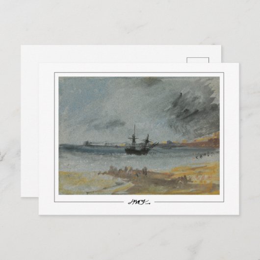 JMW Turner #21-3 - Fine Art Postcard Postkarte (Vorne/Hinten)