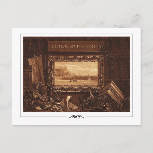 JMW Turner #224-3 - Fine Art Postcard Postkarte (Vorderseite)
