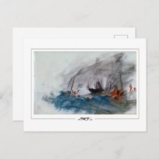 JMW Turner #230 - Fine Art Postcard Postkarte (Vorne/Hinten)