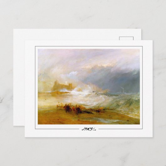 JMW Turner #24-3 - Fine Art Postcard Postkarte (Vorne/Hinten)