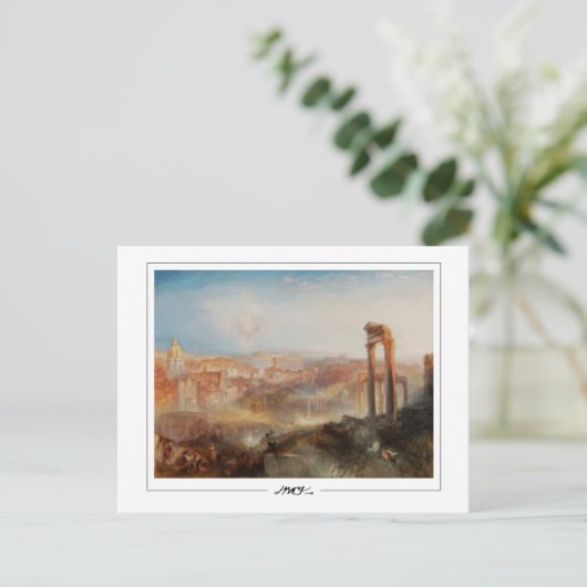 JMW Turner #26-2 - Fine Art Postcard Postkarte (Stehend Vorderseite)