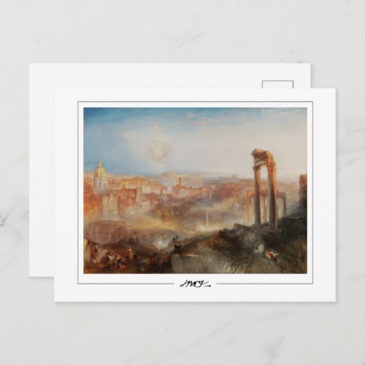 JMW Turner #26-2 - Fine Art Postcard Postkarte (Vorne/Hinten)