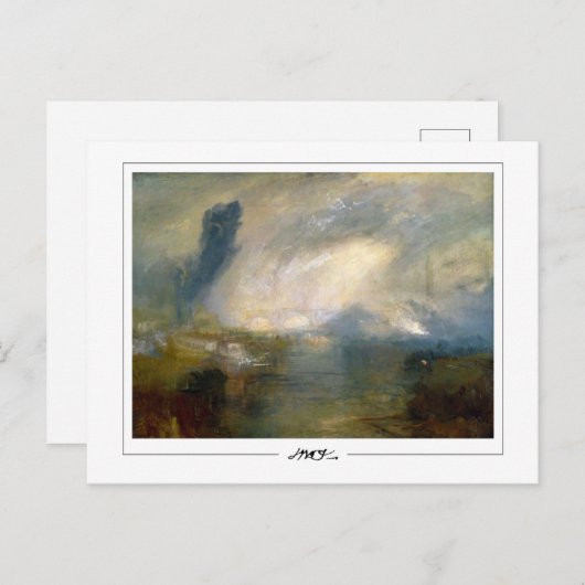 JMW Turner #283-2 - Fine Art Postcard Postkarte (Vorne/Hinten)