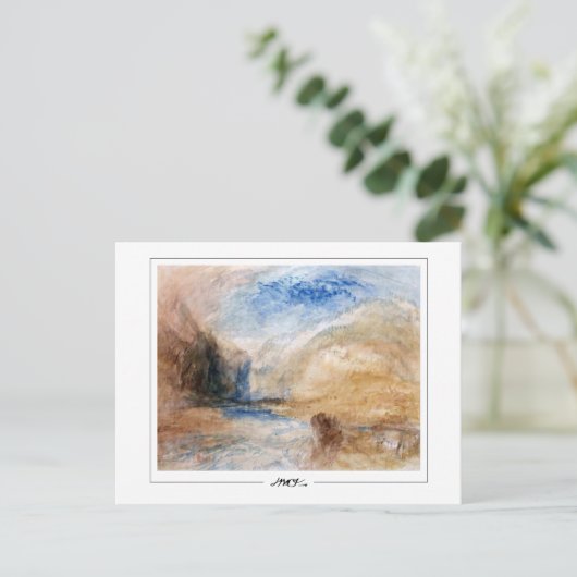 JMW Turner #362-3 - Fine Art Postcard Postkarte (Stehend Vorderseite)