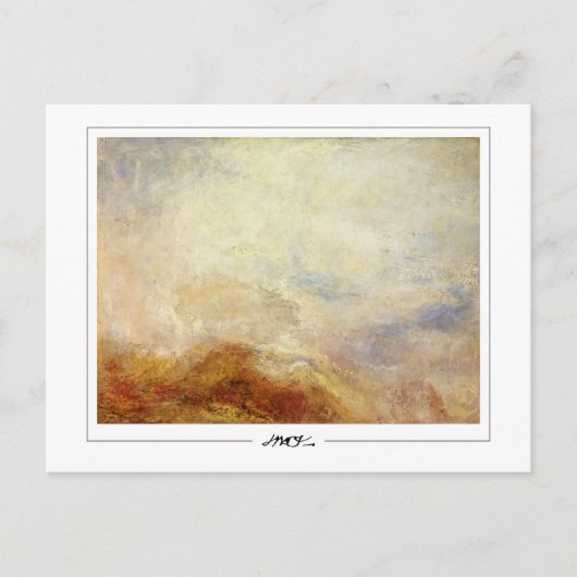 JMW Turner #36-2 - Fine Art Postcard Postkarte (Vorderseite)
