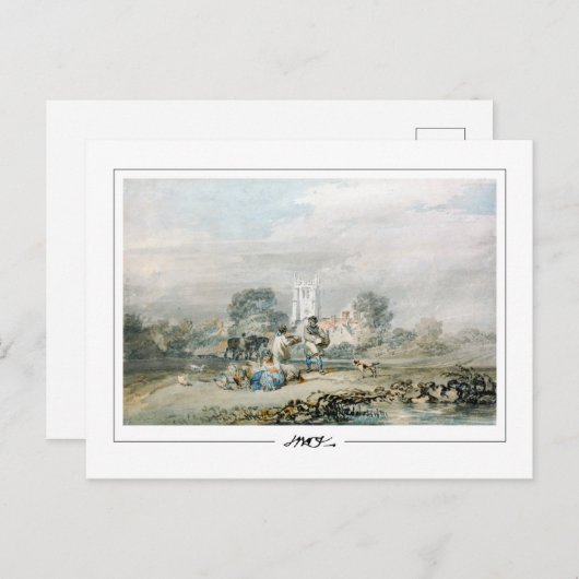 JMW Turner #408-3 - Fine Art Postcard Postkarte (Vorne/Hinten)