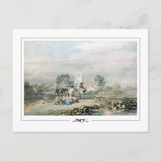 JMW Turner #408-3 - Fine Art Postcard Postkarte (Vorderseite)