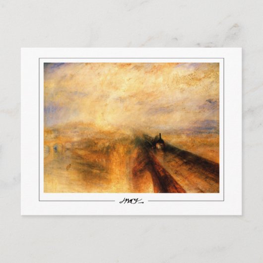 JMW Turner #469-3 - Fine Art Postcard Postkarte (Vorderseite)