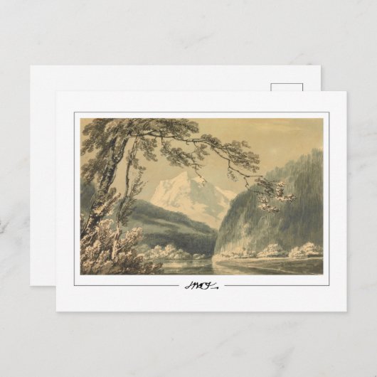 JMW Turner #546-3 - Fine Art Postcard Postkarte (Vorne/Hinten)