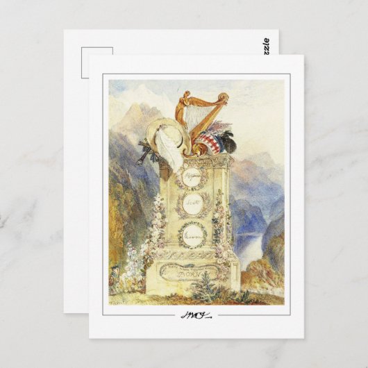 JMW Turner #560-3 - Fine Art Postcard Postkarte (Vorne/Hinten)