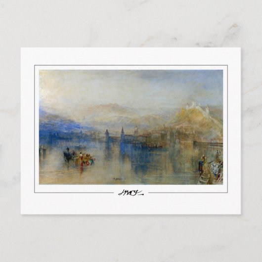 JMW Turner #9-3 - Fine Art Postcard Postkarte (Vorderseite)