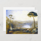 JMW Turner - Die goldene Hügellandkarte Postkarte (Vorne/Hinten)