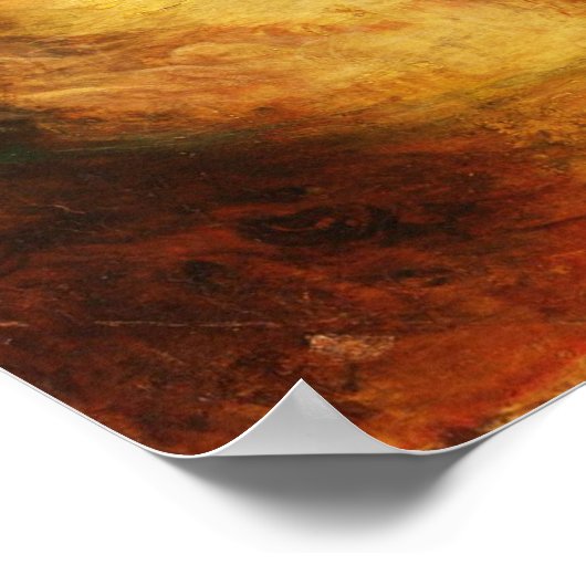 JMW Turner Light and Color Poster (Ecke)