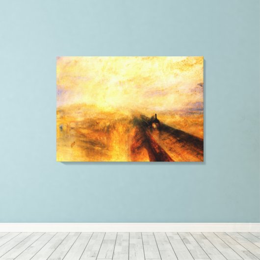 JMW Turner Rain Steam und Speed Leinwanddruck (Insitu (Holzboden))