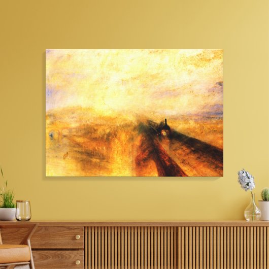 JMW Turner Rain Steam und Speed Leinwanddruck (Insitu (Wohnzimmer))