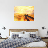 JMW Turner Rain Steam und Speed Leinwanddruck (Insitu (Schlafzimmer))