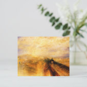 JMW Turner Rain Steam und Speed Postcard Postkarte (Stehend Vorderseite)