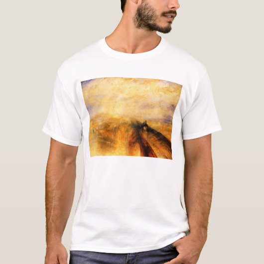 JMW Turner Regen-Dampf und Geschwindigkeits-T - T-Shirt (Vorderseite)